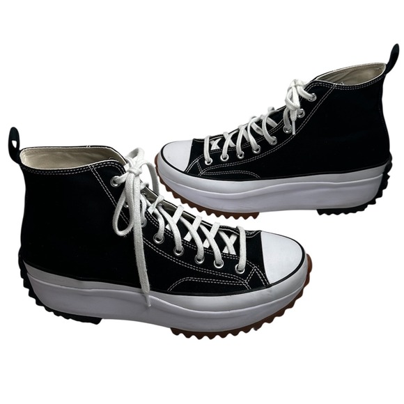 Converse Chuck Taylor Black/White High 166800C Athletic Shoes‎ Sz M 12 W 13.5
